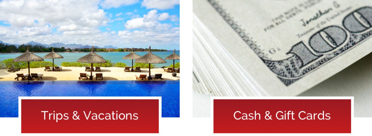 filfillment-row1-2 Trips, Vacations, Cash, Gift Cards